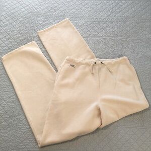 Lauren Ralph Lauren wide leg piqué pants. Women’s size large.